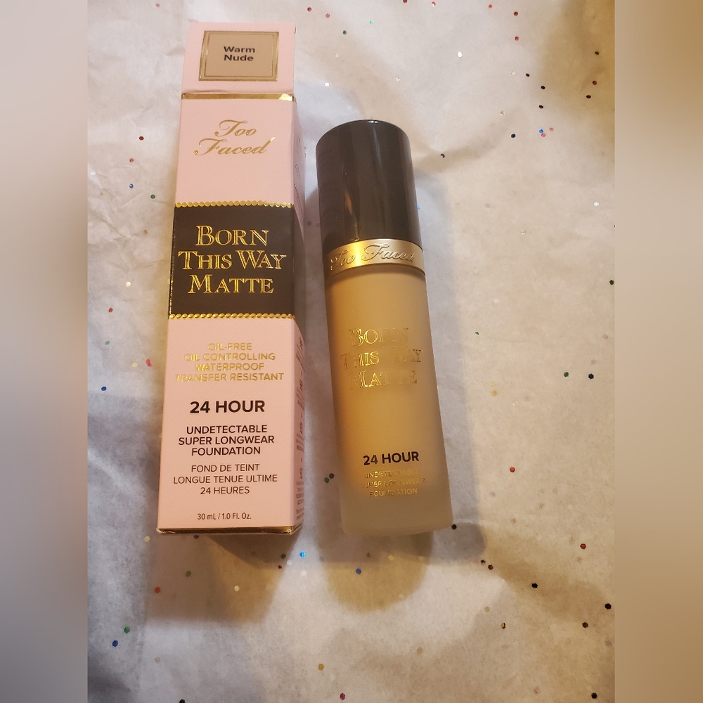 Too Faced Born This Way Foundation/Warm Nude Shade. New